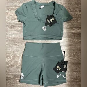 Darc Sport Crop Top and Shorts Set